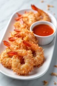 crispy coconut beer battered shrimp