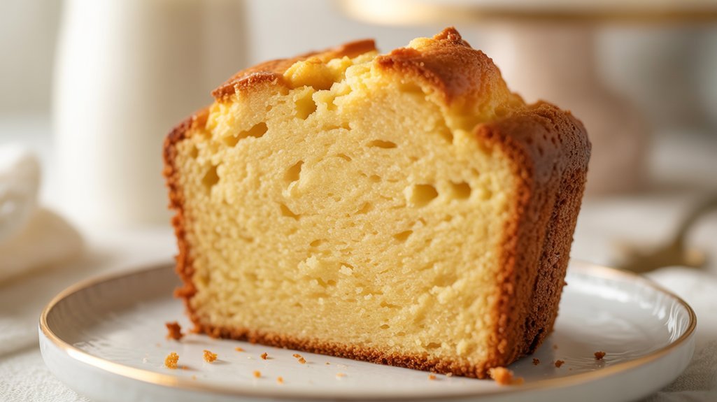 dense buttery lemon poundcake