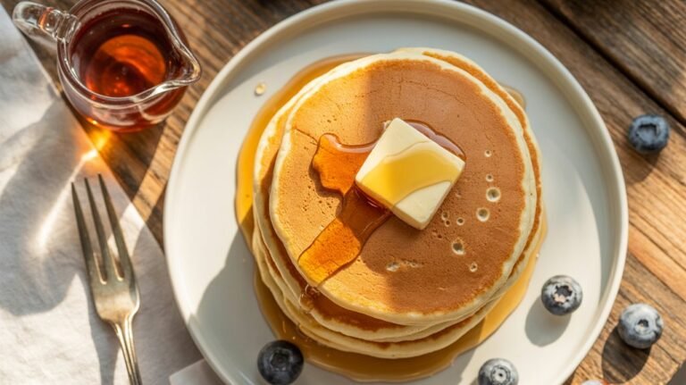 fluffy homemade pancake classic