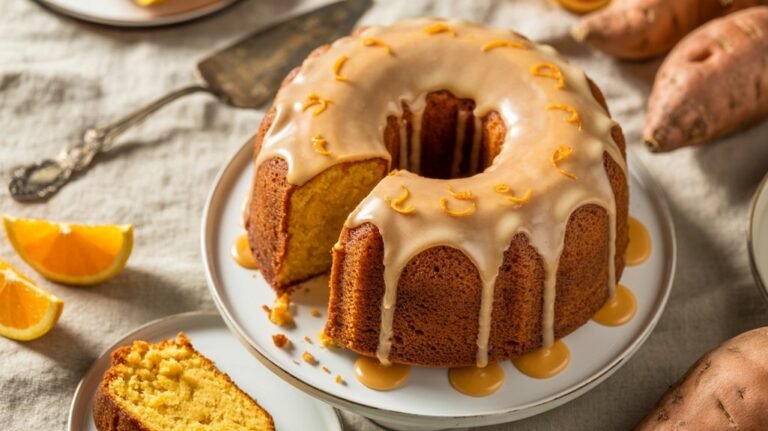 heavenly sweet potato pound cake