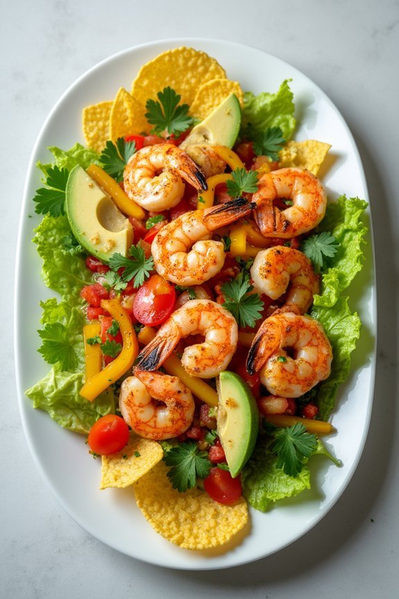 mexican margarita shrimp salad