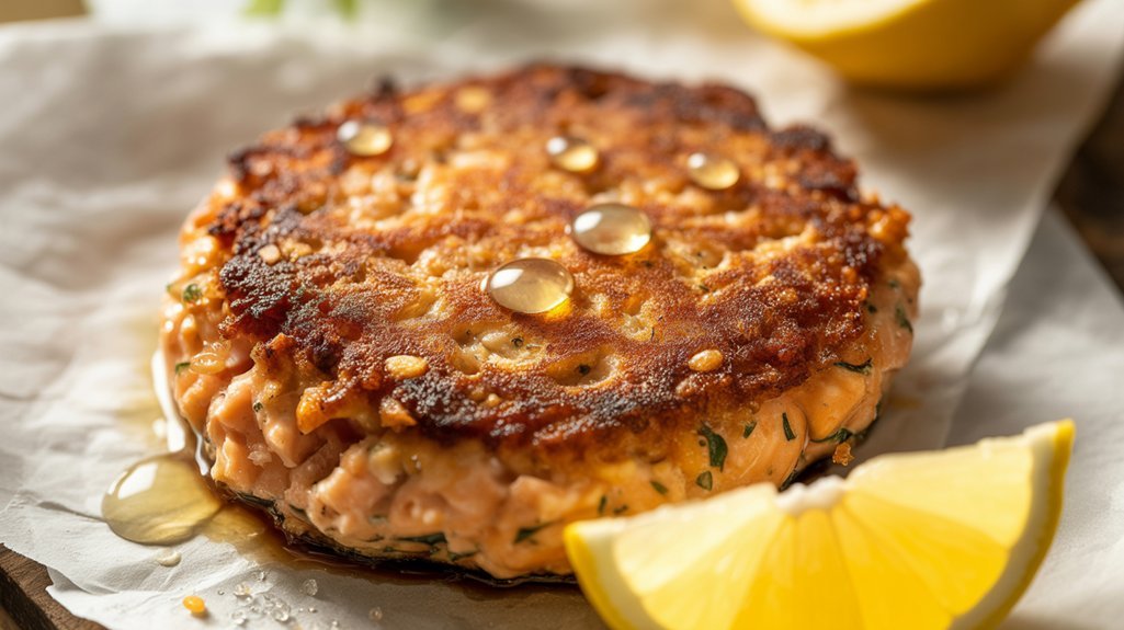 pan fried salmon cracker patties