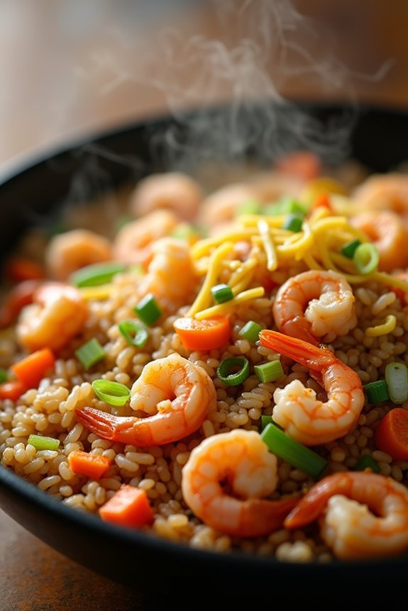 shrimp egg fried rice
