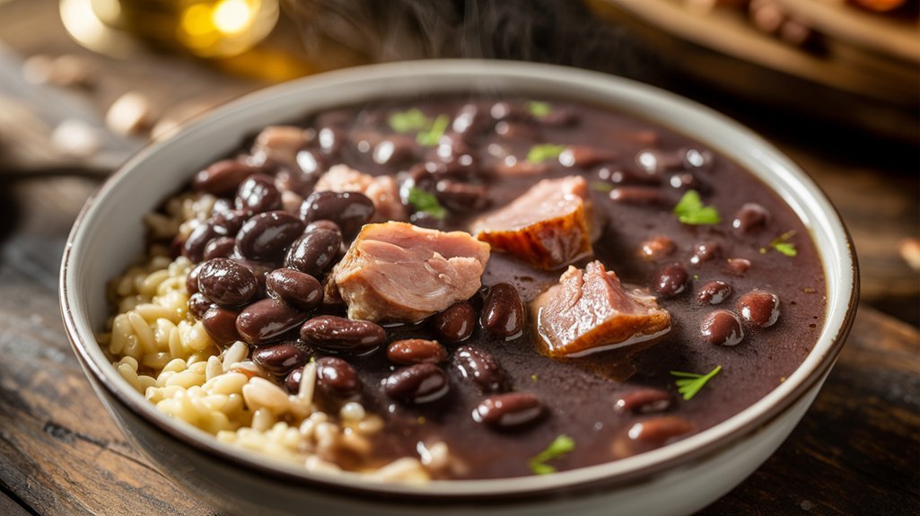 smoked ham hock black beans