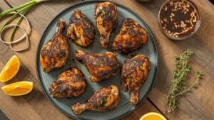 spicy caribbean jerk chicken