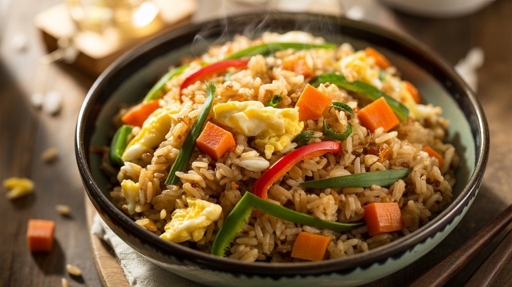 vegetable egg fried rice
