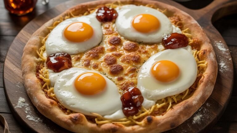 decadent bacon jam pizza