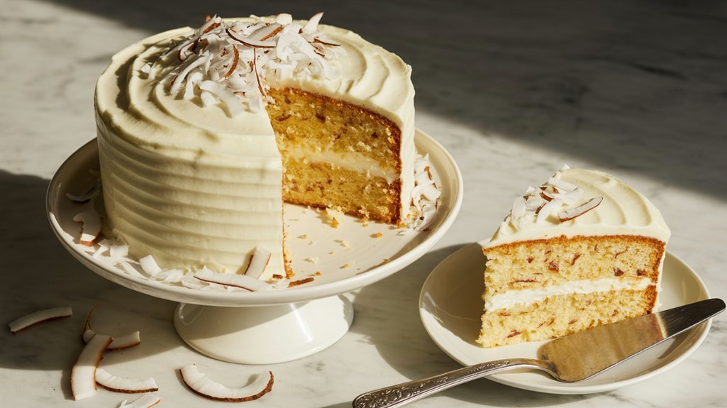 fluffy homestyle coconut cake