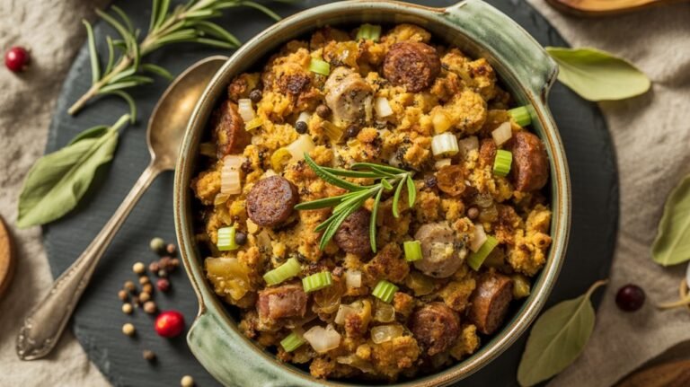 hearty rustic sausage stuffing
