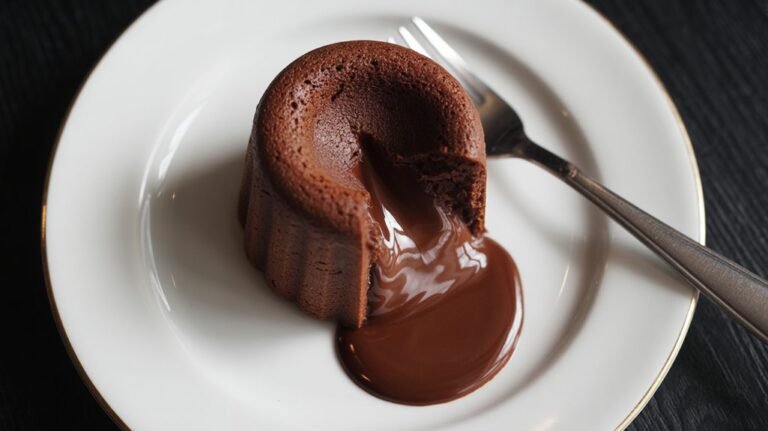 luscious molten lava cake