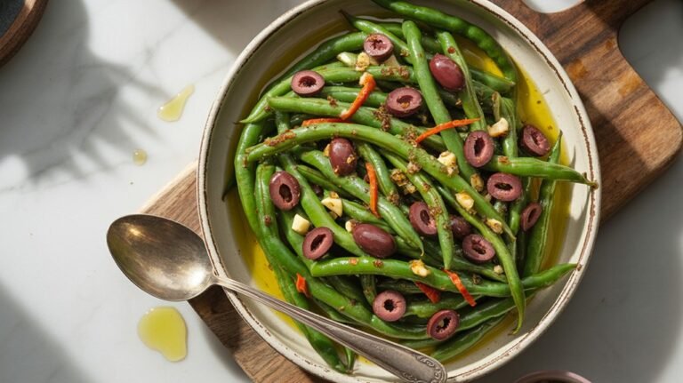 mediterranean green beans anchovies