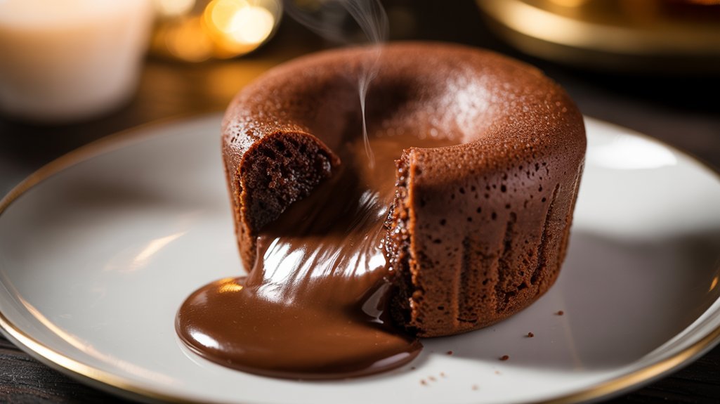 molten chocolate lava cakes