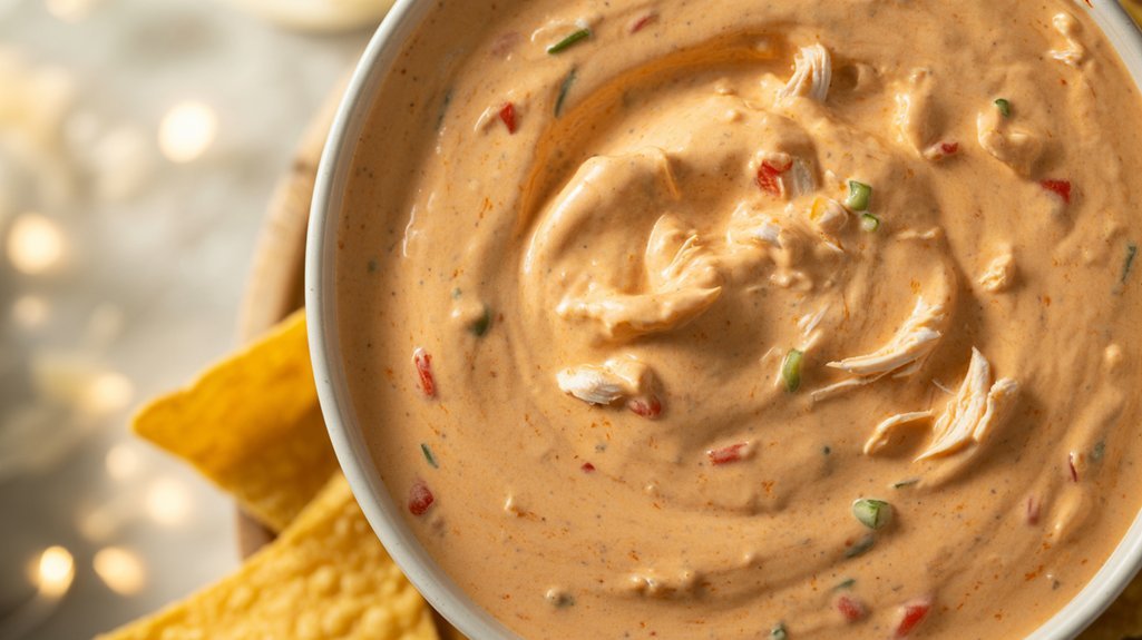 rotel chicken ranch dip