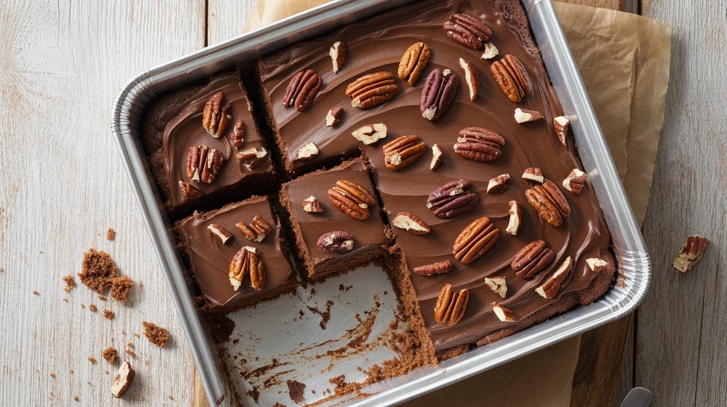 southern chocolate pecan cake