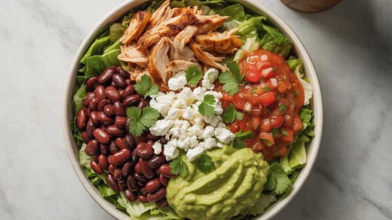 zesty homemade mexican bowl