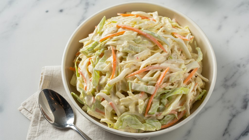 creamy kfc style southern coleslaw