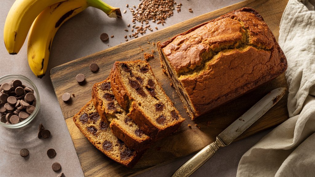 decadent vegan banana bread