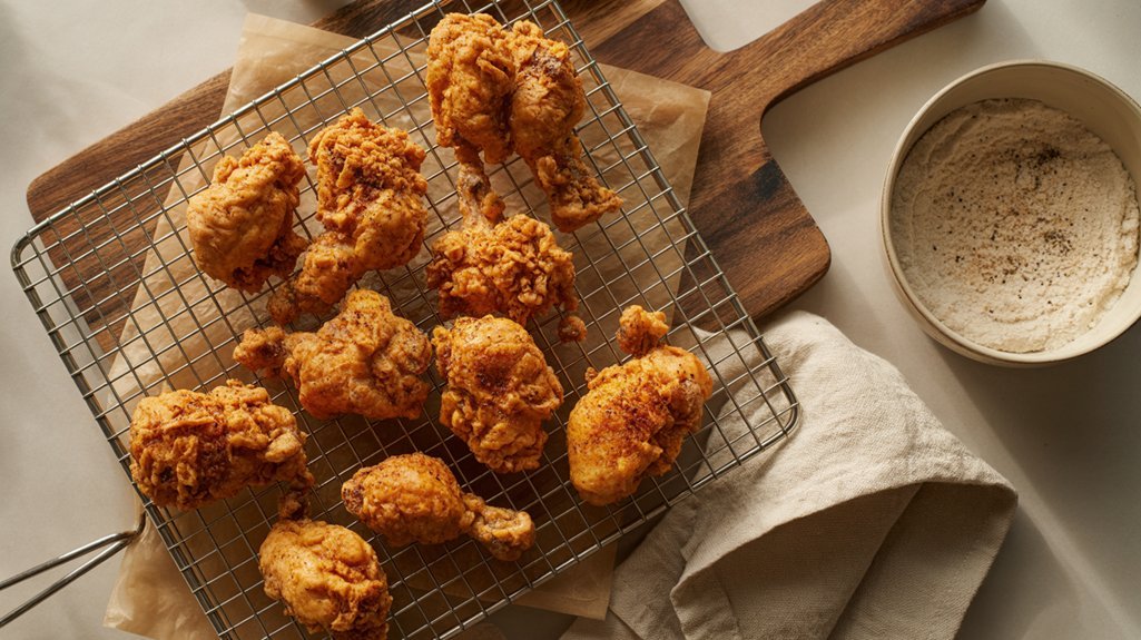 southern pressure fried kfc style chicken